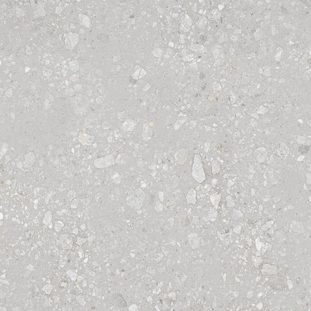 Porcelanato Cannes Terrazzo Grigio Retificado Acetinado 90x90cm Biancogres