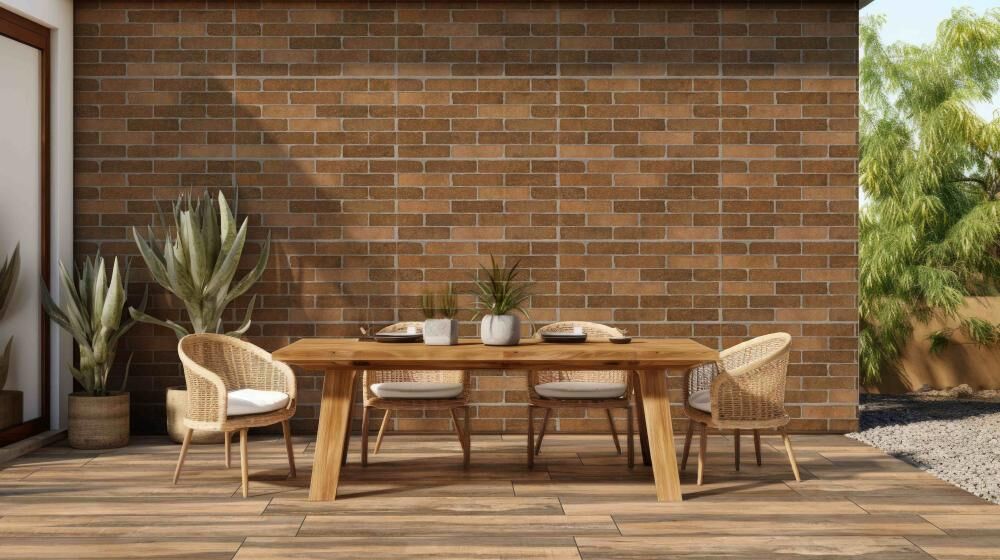 Piso Cerâmico 27cm x 110cm Honey Madeirado Ret Extra Incefra