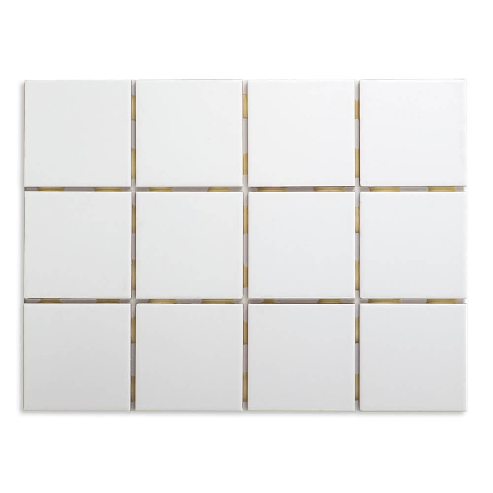 Revestimento Parede White Bold Brilhante 10x10cm Strufaldi