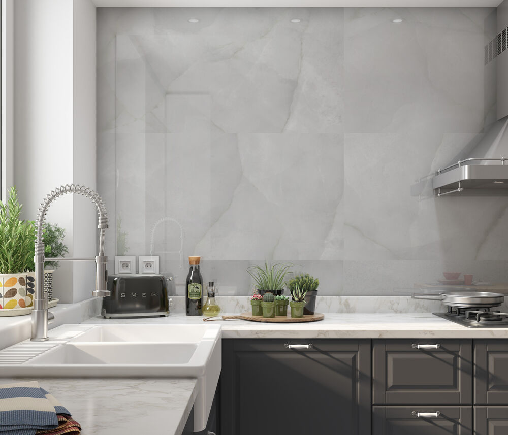 Porcelanato Vênus Retificado Polido 56x113cm Savane