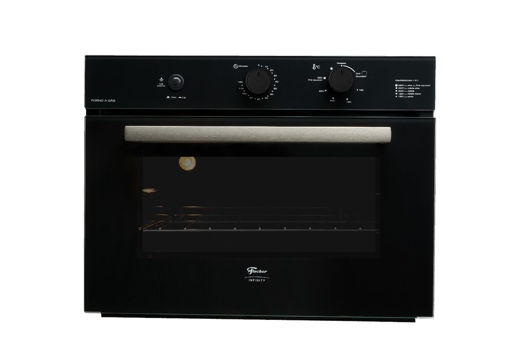Forno a Gás Infinity Embutir Preto 50l Fischer