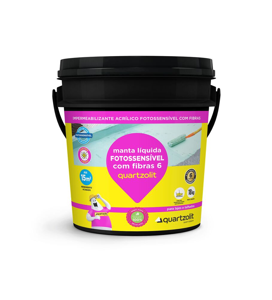 Impermeabilizante Manta Liquida Branco 18kg Quartzolit