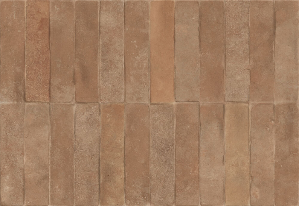 Revestimento Parede Tijoletas Bw Matte Marrom Retificado Natural 45x65cm Ceusa