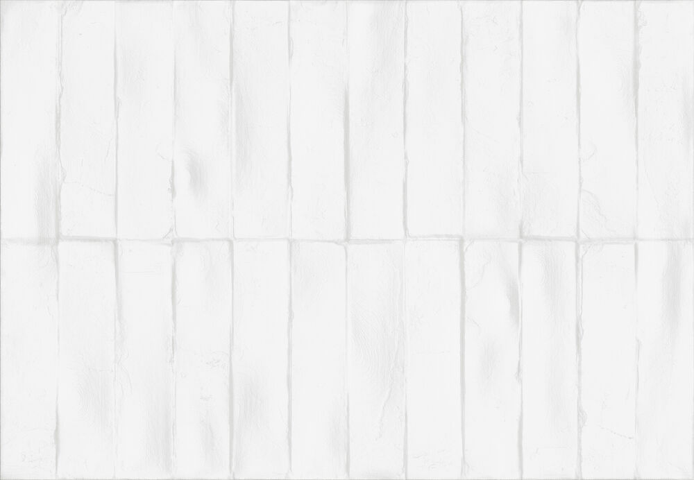 Revestimento Parede Tijoletas Matte White Retificado Natural 45x65cm Ceusa