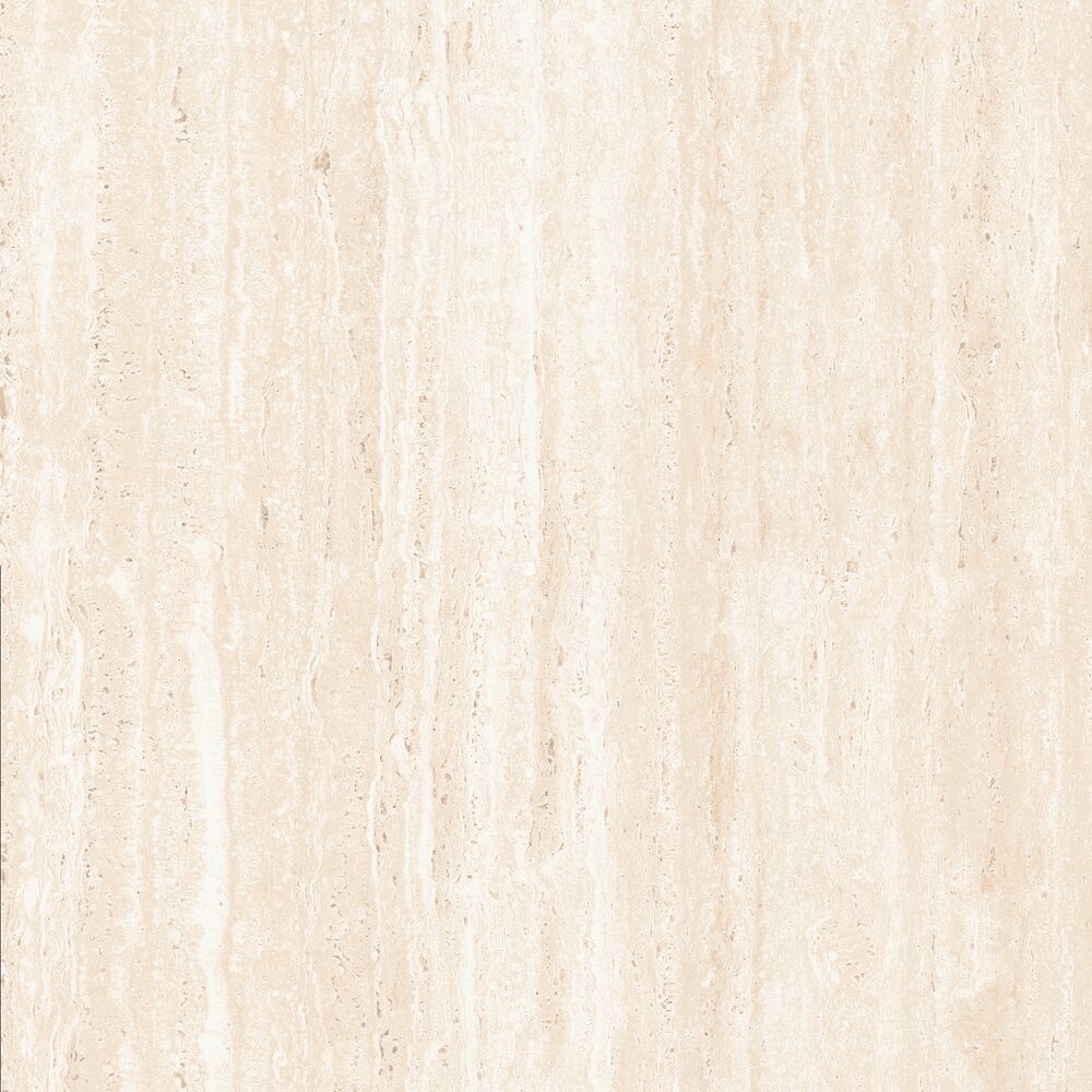 Porcelanato 76cm x 76cm Travertino Romano Bege Acetinado Ret Extra Dora