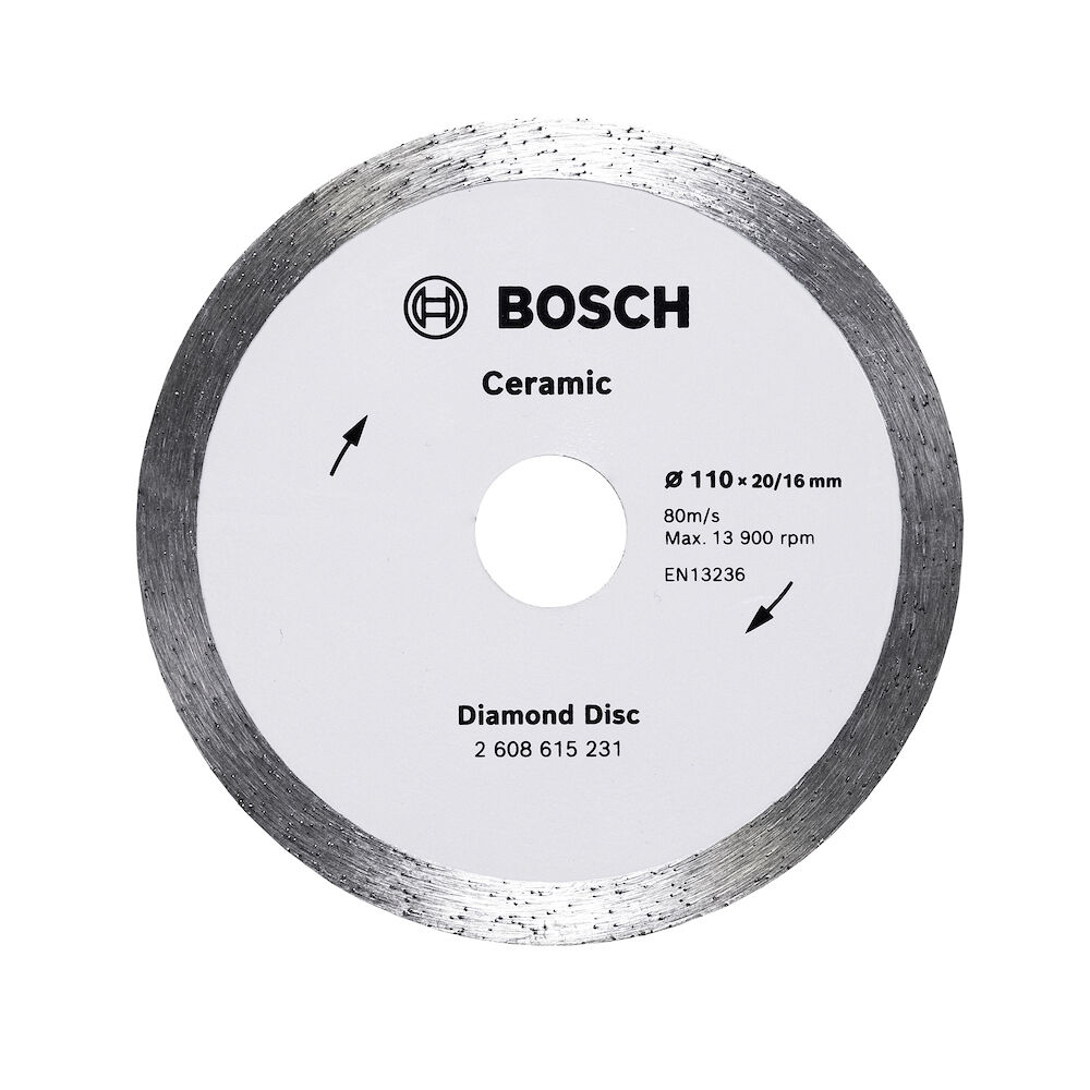 Disco Diamantado Contínuo 110mm Cinza Bosch