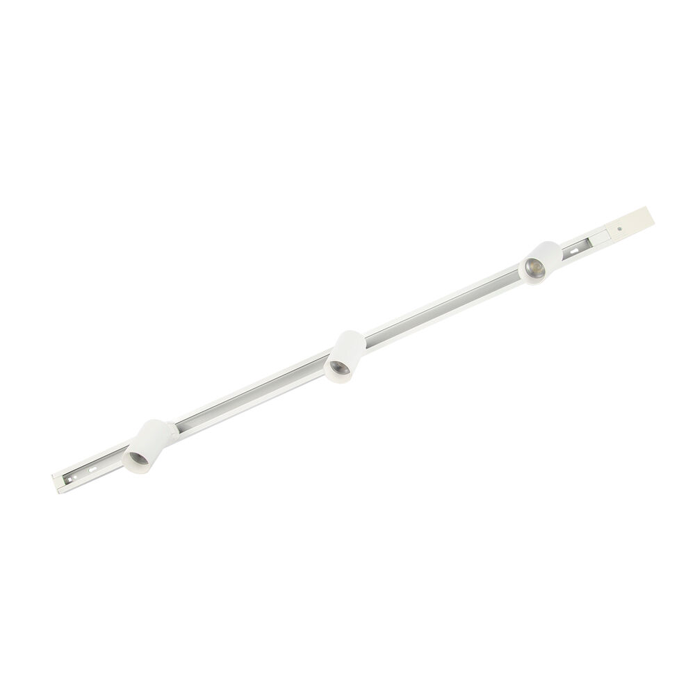 Kit Trilho 3 Lâmpadas 18W Bivolt Branco 3000K Vitralux