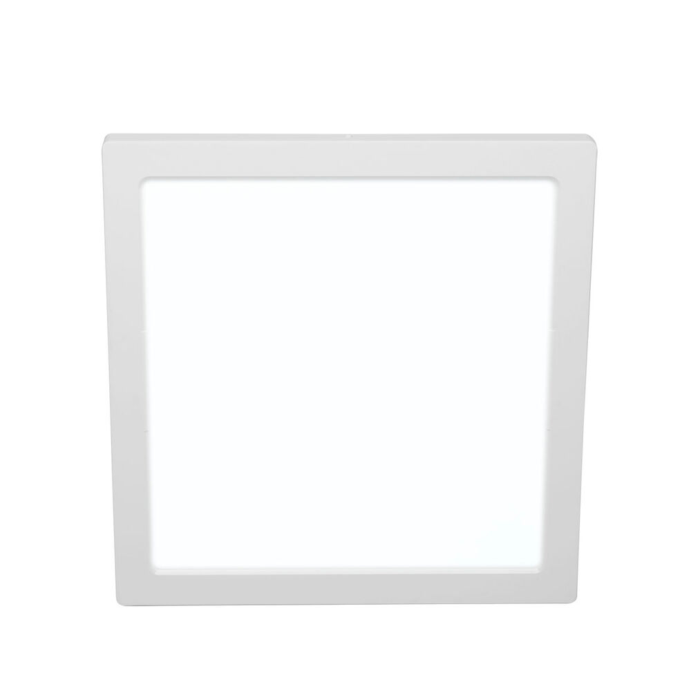 Painel LED 18W Fit Quadrado Sobrepor Branco 3000K Vitralux