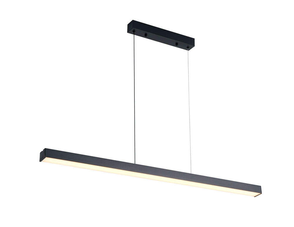 Pendente LED Minimalista 25W 3000K Preto Bivolt Vitralux