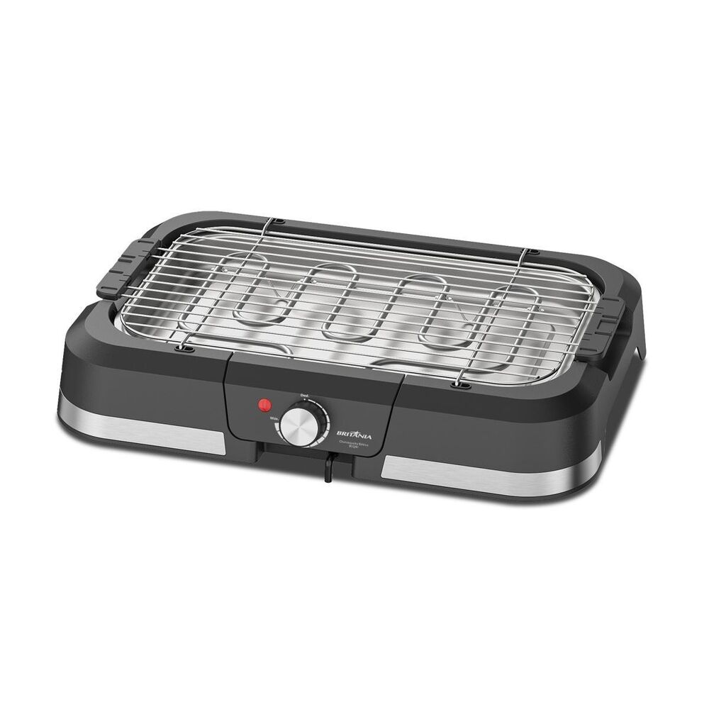 Churrasqueira Elétrica 1500W BCQ40 Preto Inox Britânia
