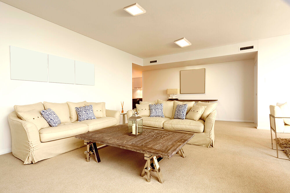 Painel LED Sobrepor Quadrado 24W Branco 3000K Bivolt Vitralux