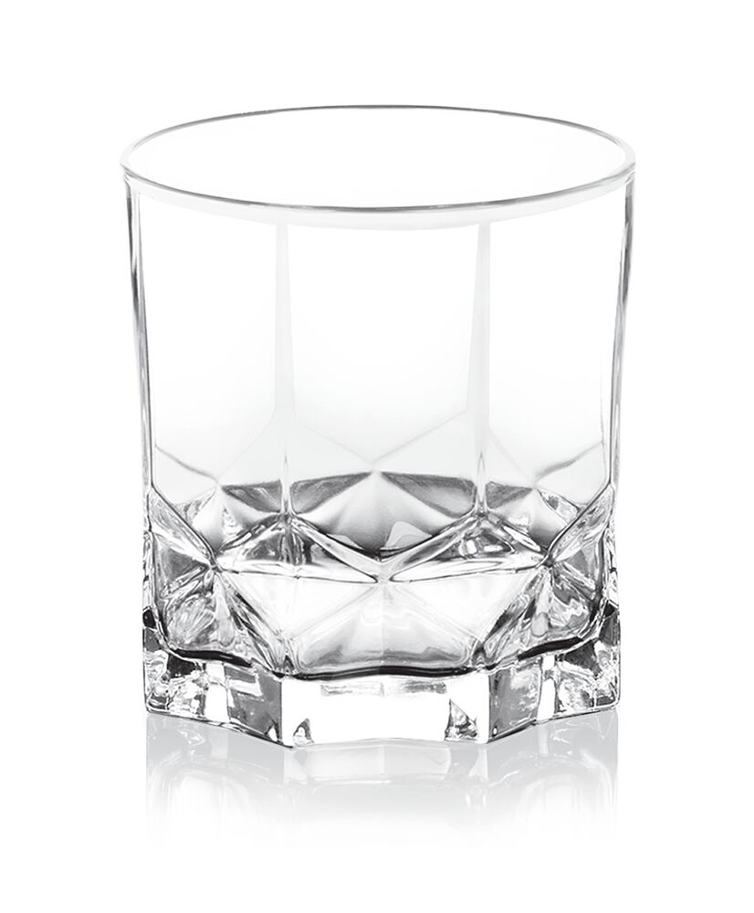 Jogo de Copo de Vidro Carol Transparente 310ml Casa&Ideia