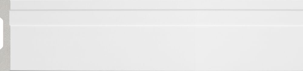 Rodapé com Friso Branco 2,40m x 7cm Málaga