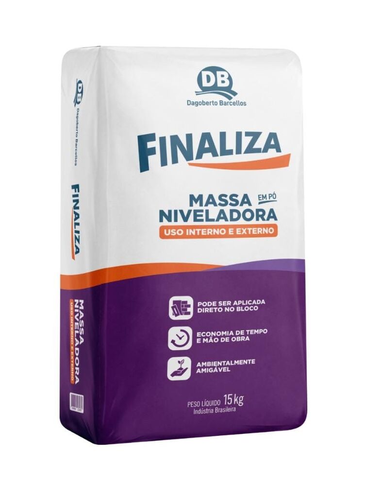 Massa Corrida Niveladora 15kg Branco Externo DB-Dagoberto