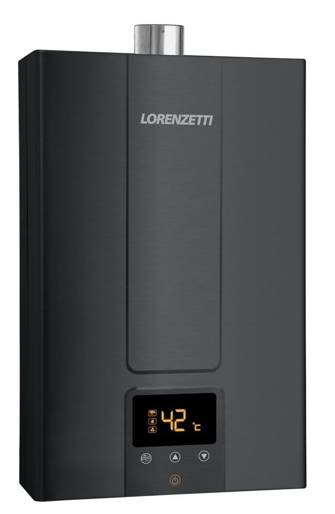 Aquecedor de Passagem a Gás Lz 2500de-bk Black Lorenzetti