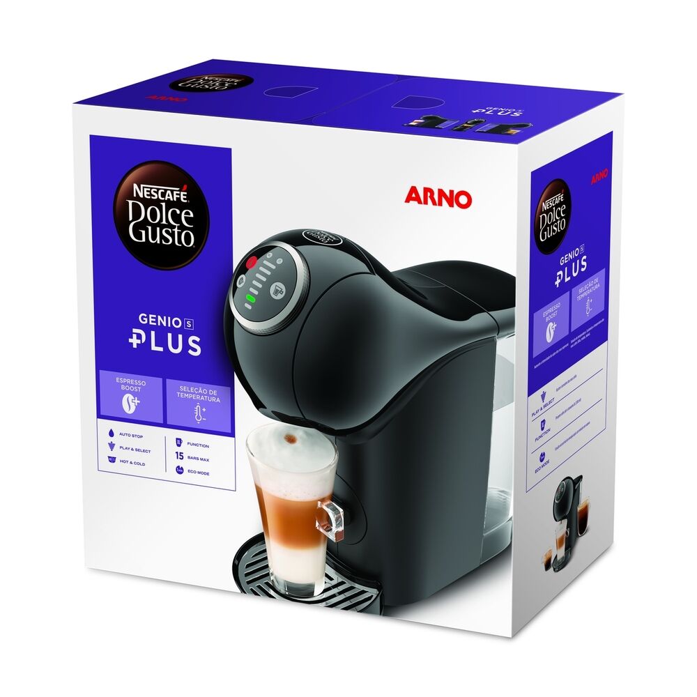 Cafeteira Expresso Dolce Gusto 1350w Dgs2 Plus Preto Arno