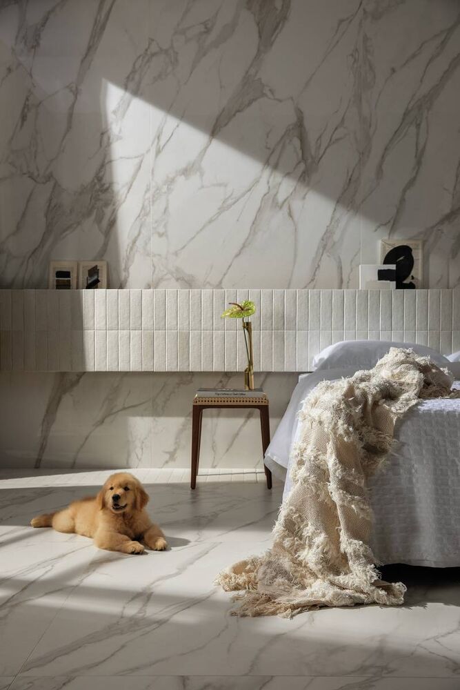 Porcelanato Bianco Di Lucca Retificado Natural 120x120 Portobello