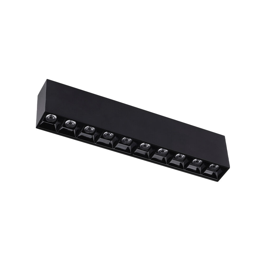 Spot Led Luz Pontual Quadrado 20w Arch Preto Bivolt Taschibra