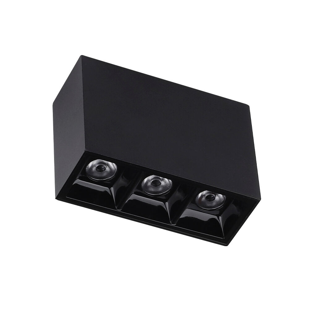 Spot Led Pontual Quad 6w Arch Preto Bivolt Taschibra