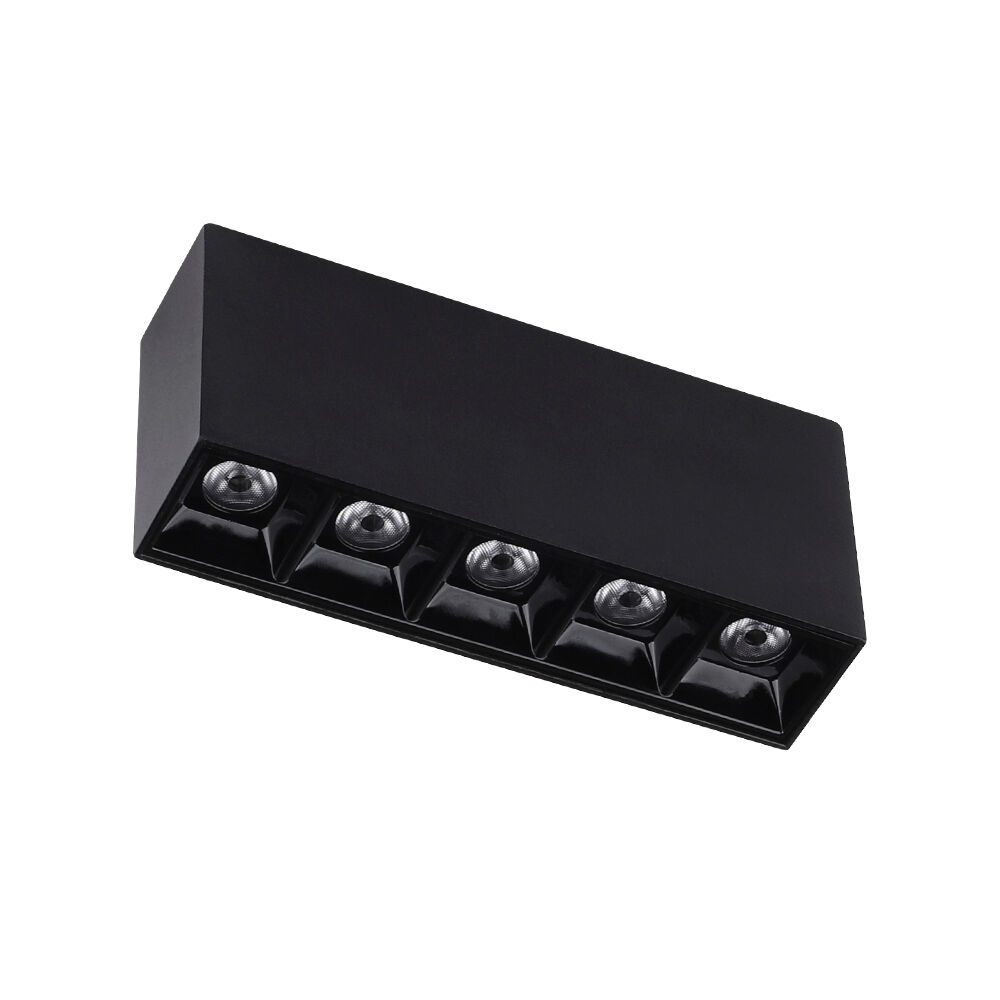 Spot Led Luz Pontual Quad 10w Arch Pt Preto Bivolt Taschibra