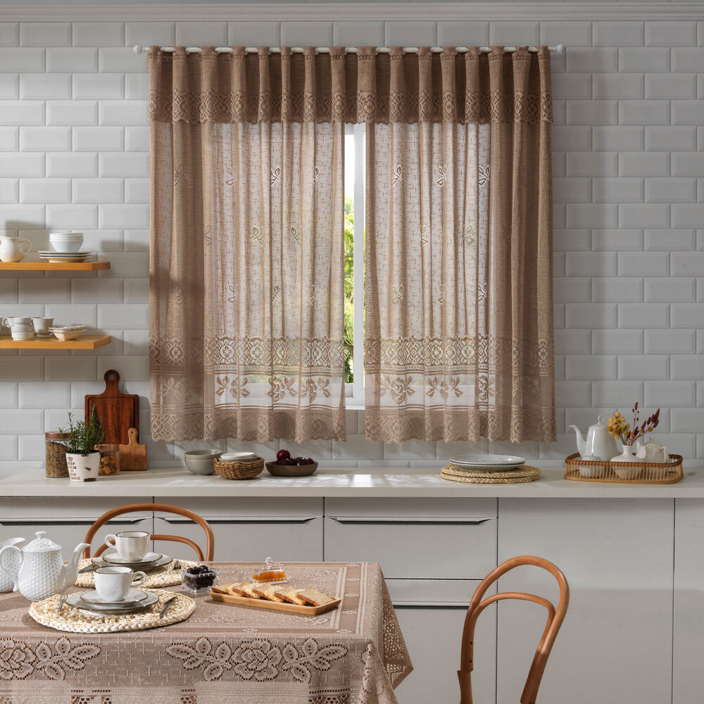 Cortina Valência Lisa Desert 2,00m x 1,20m Interlar