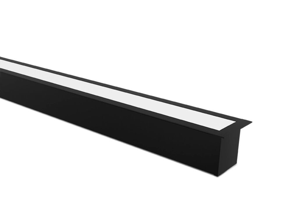 Perfil De Led 35x28 2m Apex Preto Taschibra