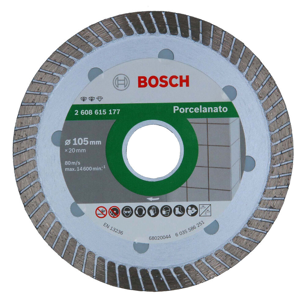 Disco de Corte Diamantado Turbo Fino Expert Prata 105mm Bosch