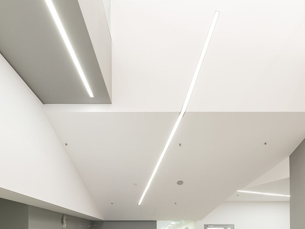 Perfil De Led Embutido 17x25 2m Vertex Branco Taschibra