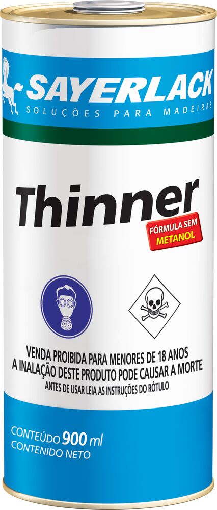 Thinner 900ml Thinner Diluente Transparente Sayerlack