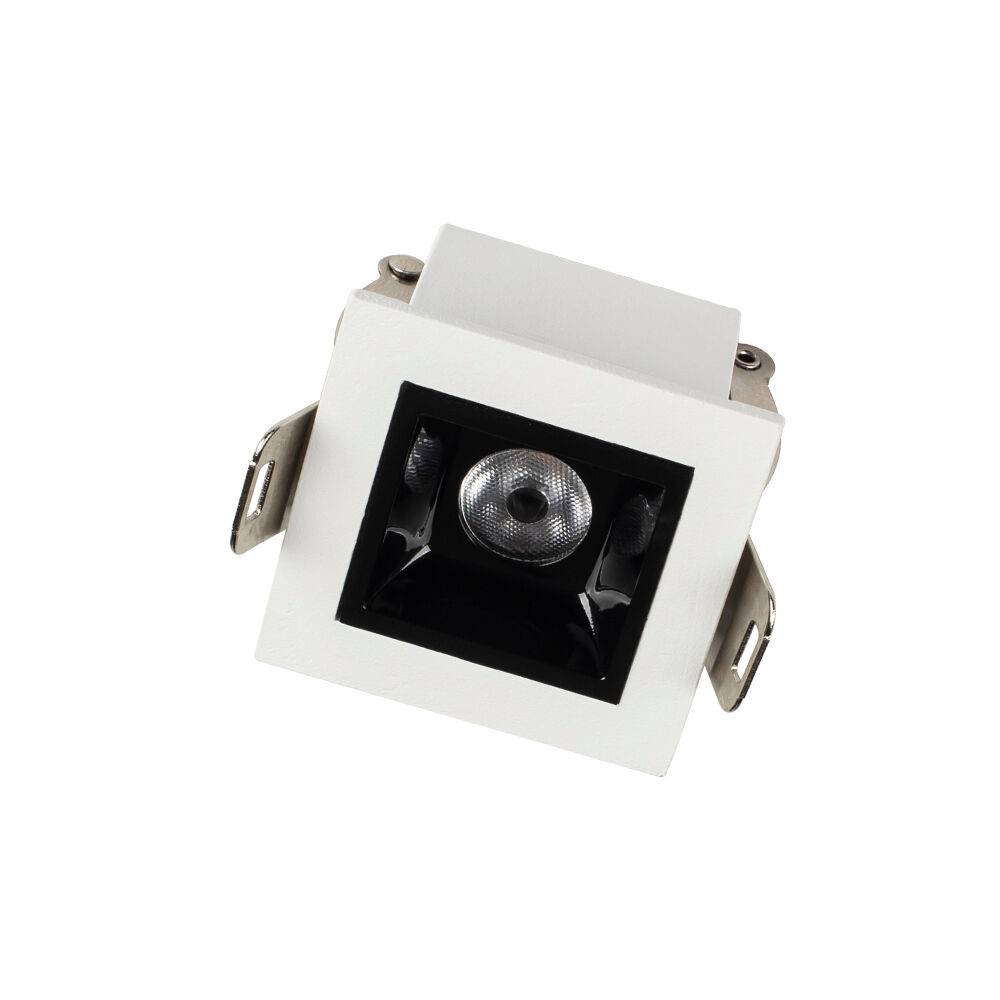 Spot Led Sobrepor Pontual 2w 2700k Branco/preto Bivolt Taschibra