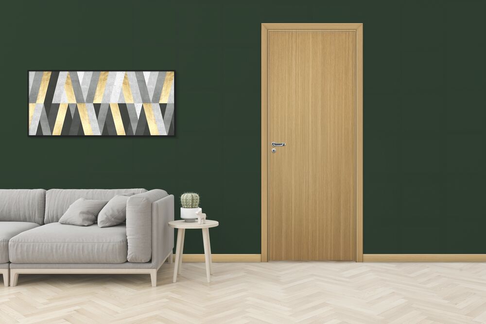 Kit Porta 2,10M X 60CM M14 a M21 Direta e Esquerda Lisa Freijo Interna Pinhal