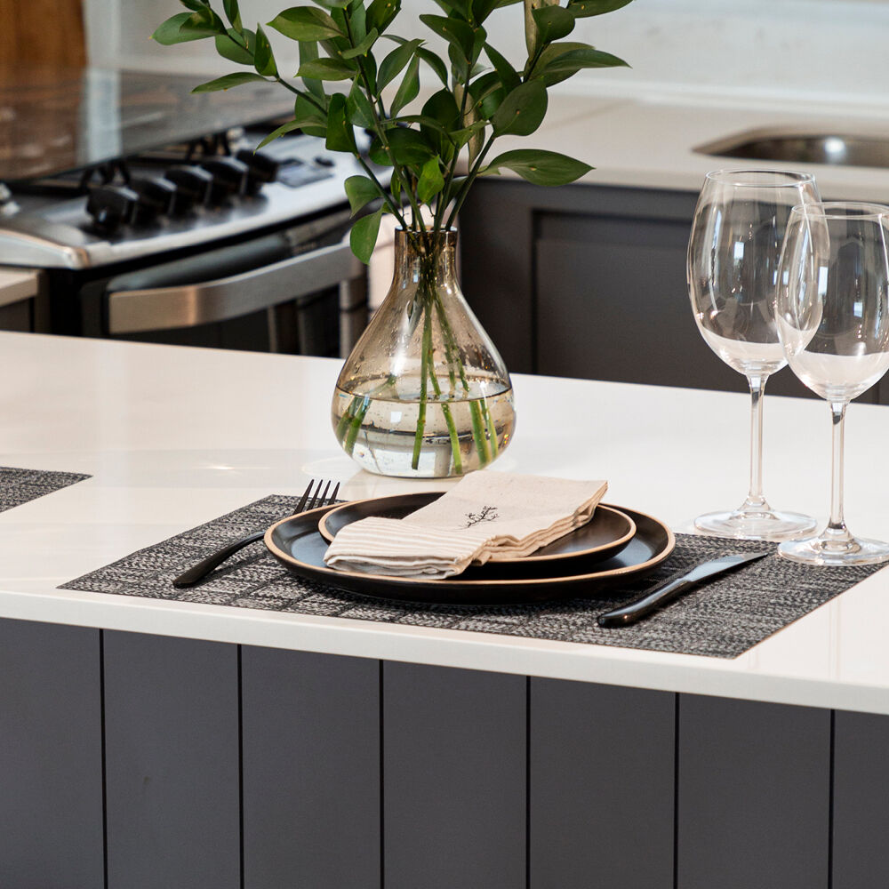 Kit Lugar Americano 30CM X 45CM Loom 2PCS Grafite Copa e Cia