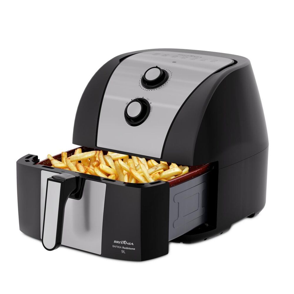Airfryer Fritadeira 9L BAF90A Preta Inox 220V Britânia