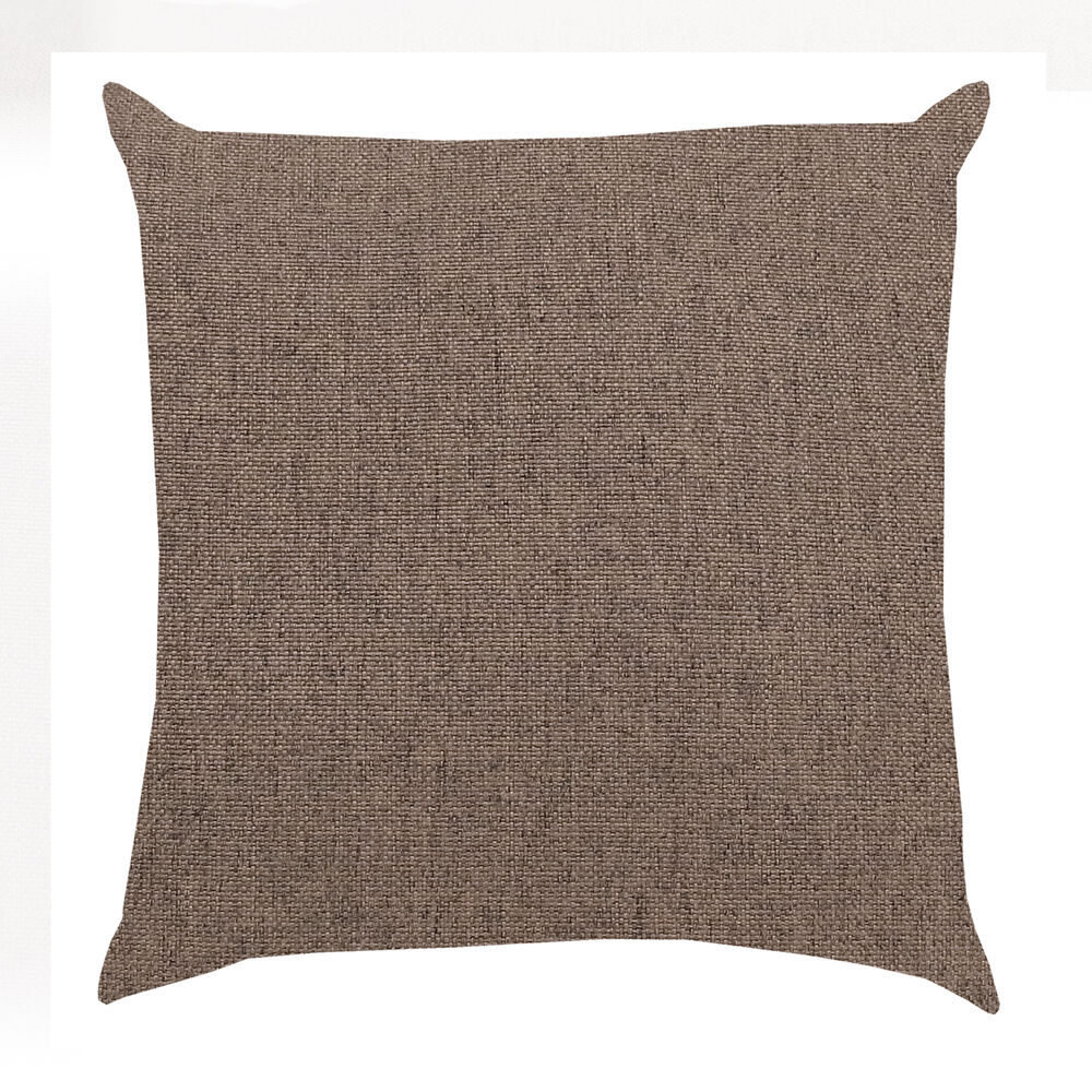 Almofada 43CM X 43CM Linho Marrom Diagonal