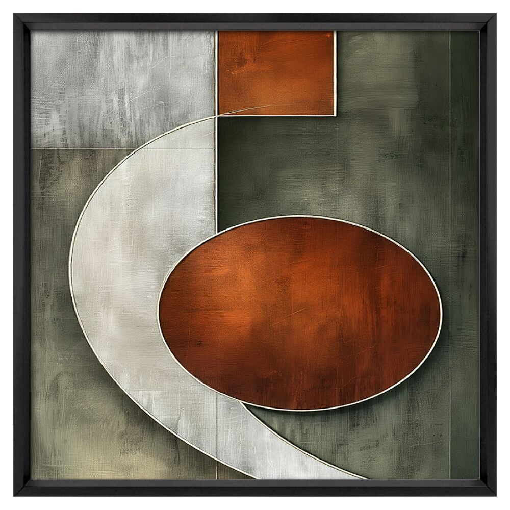 Quadro Abstrato 50CM X 50CM Tropical Artes