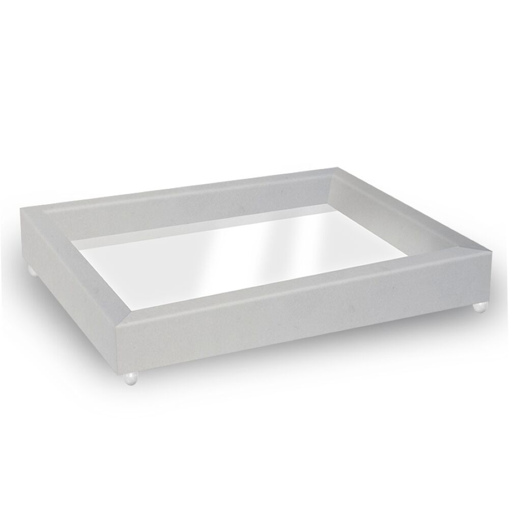 Bandeja Branca 25cm X 14cm Tropical Artes