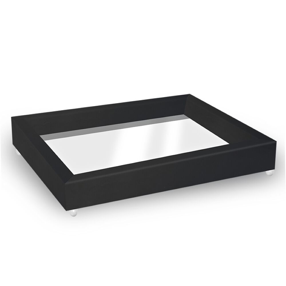 Bandeja 25CM X 14CM Tropical Preta Tropical Artes