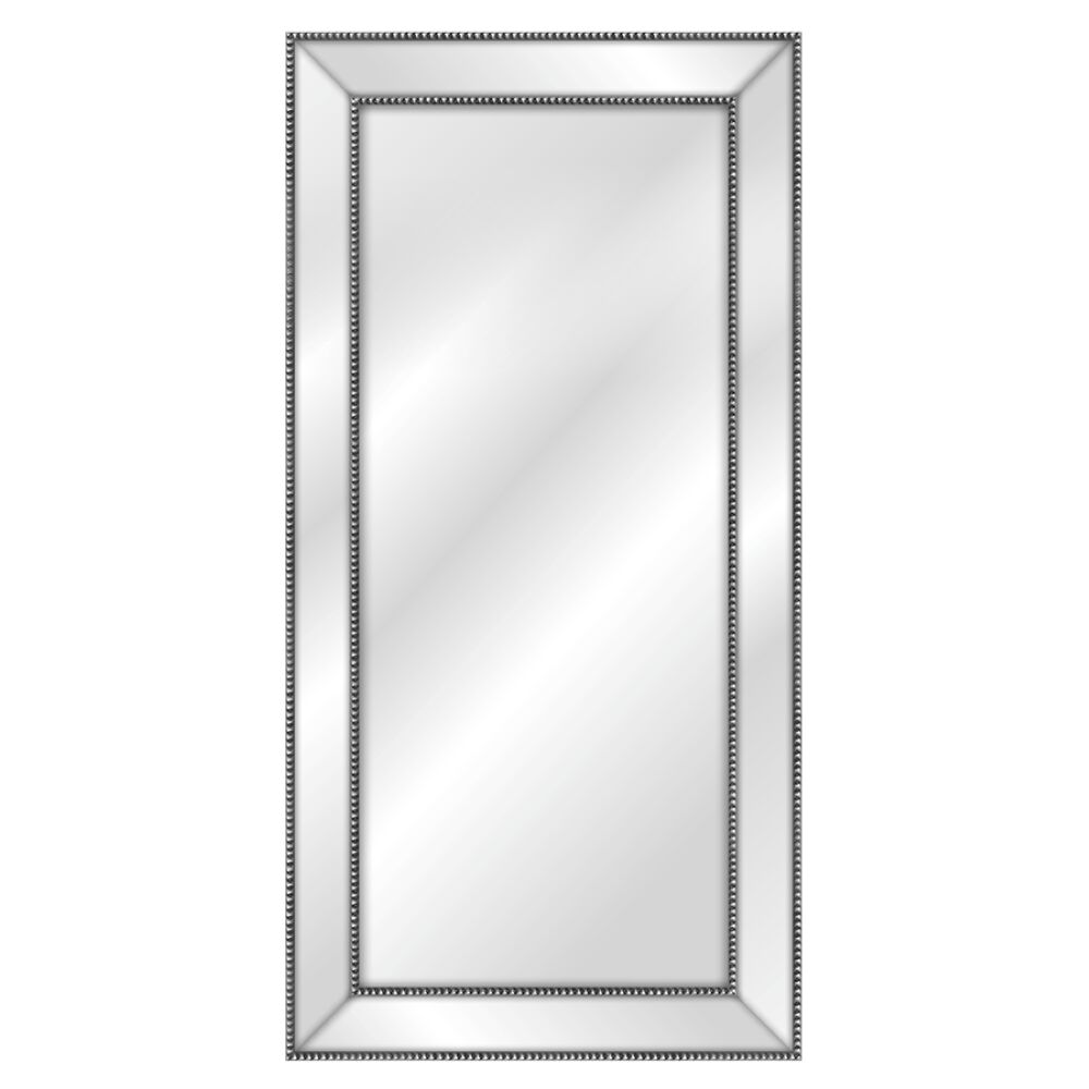 Espelho 40CM X 80CM Filetado Prata Tropical Artes