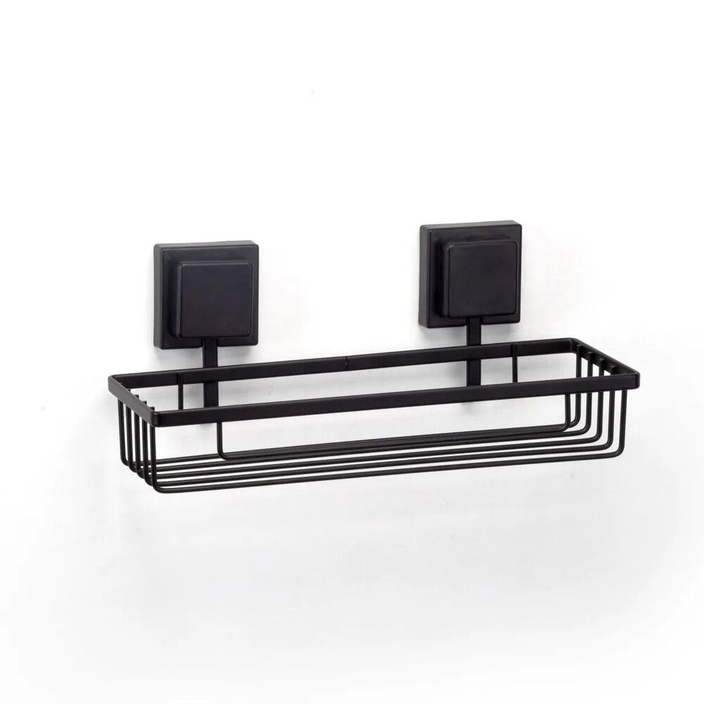 Porta Shampoo Piatina Black 28,6x12,3x12,3cm Arthi