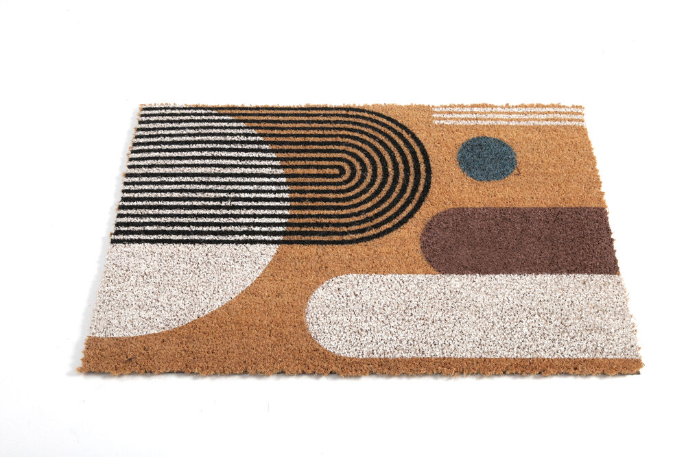 Capacho Fibra de Coco Urban Bege 50x75cm Kapazi