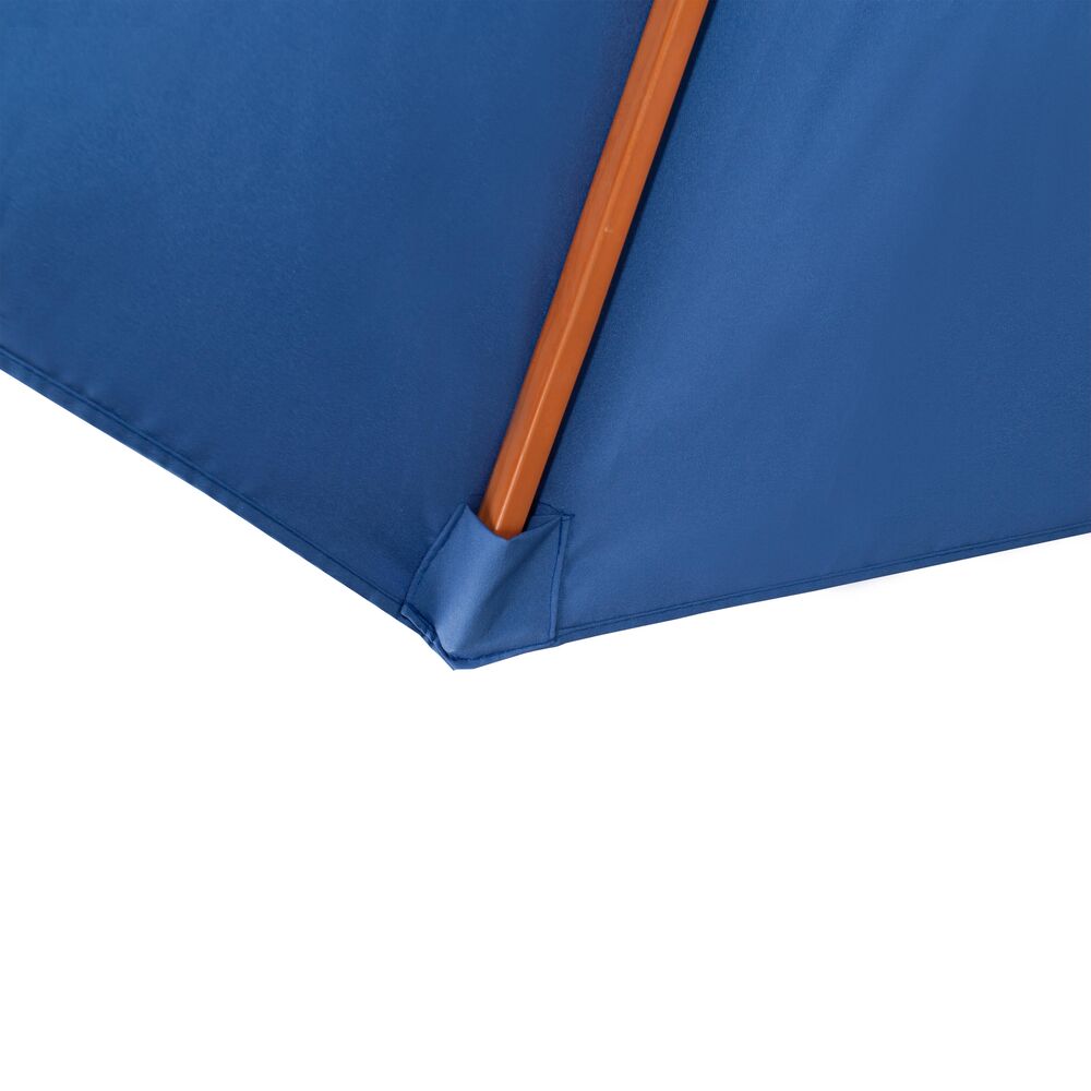 Ombrelone de Madeira 2,4m Azul Marinho Mor