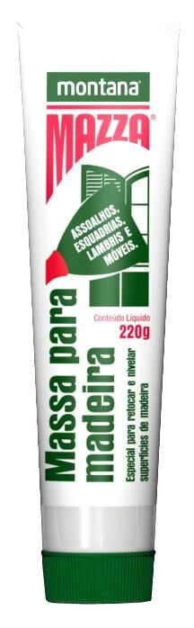 Massa para Madeira Acrílica Mogno 220g Montana