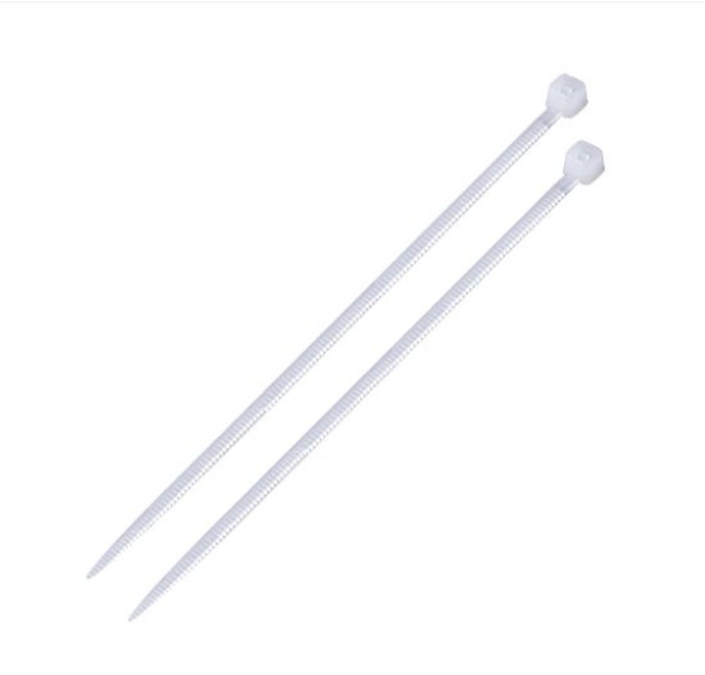 Abraçadeira 2,5x100mm Nylon Natural 100 Peças Bemfixa