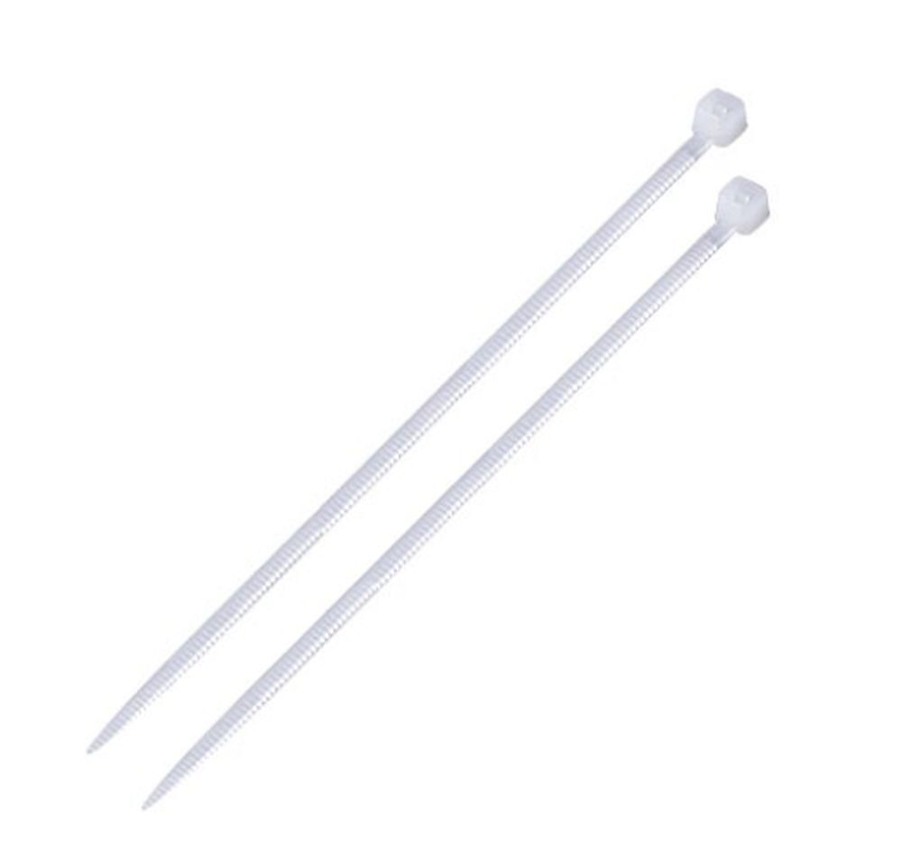 Abraçadeira 3,6x250mm Nylon Natural 100 Peças Bemfixa