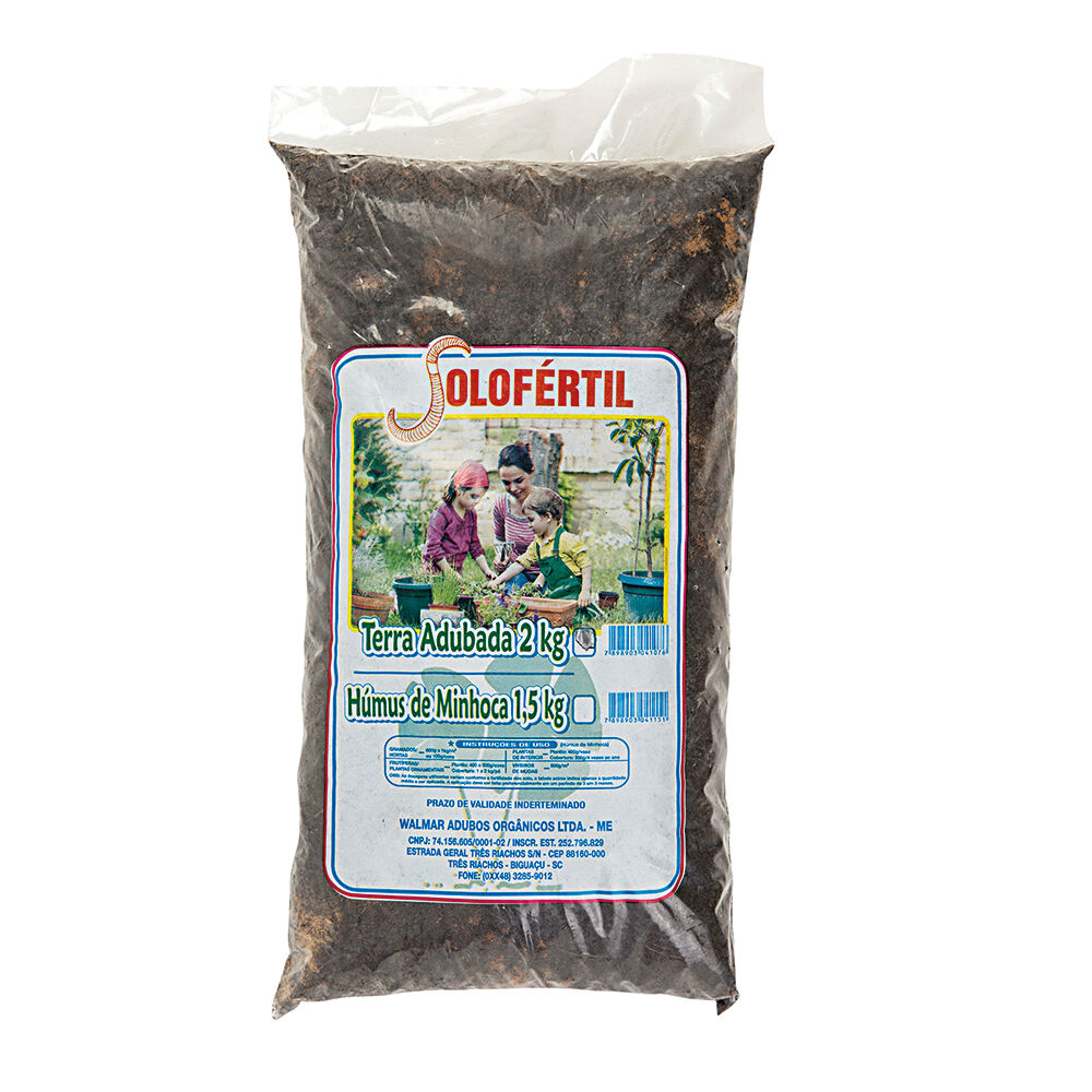Terra Adubada Solo Fértil 2kg