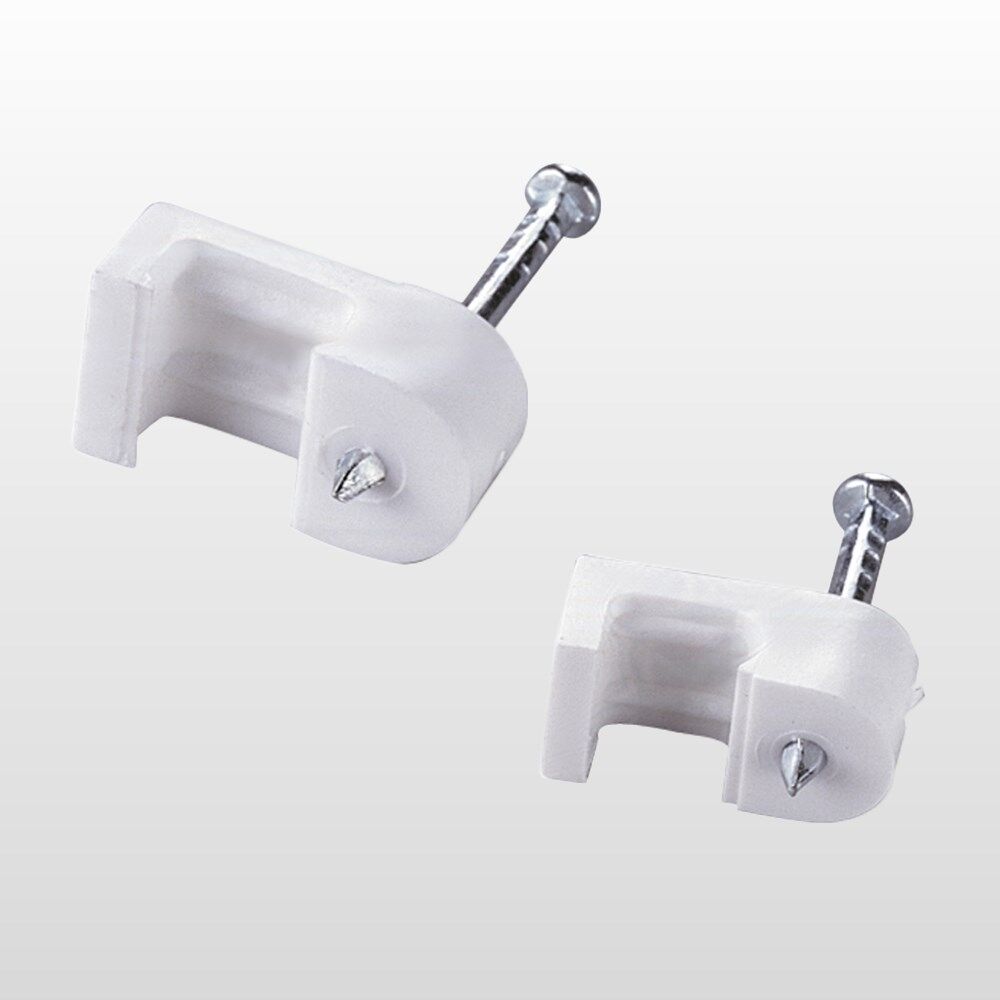 Fixador de Fios Paralelos 1,5 a 2,5mm Branco 20 Peças Bemfixa