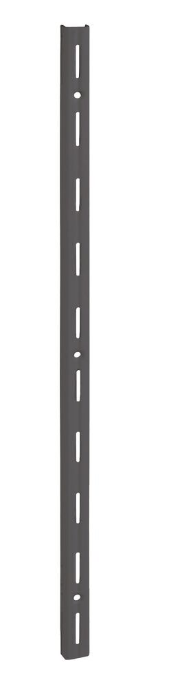 Trilho Simples para Prateleira 150cm Preto Prat-K