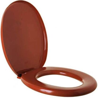 Assento Sanitário Poliéster Almofadado Convencional Caramelo Astra