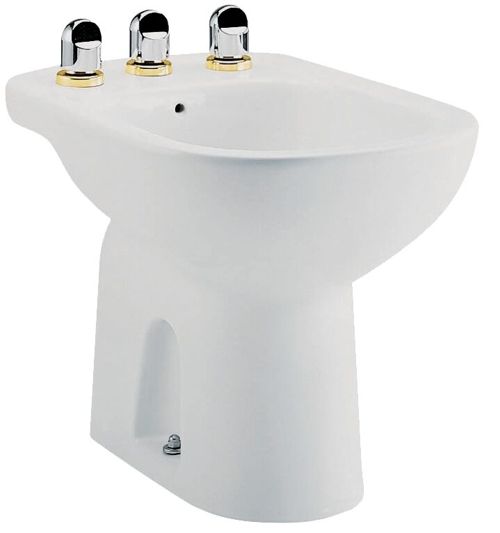 Bidê 3 Furos Deca Vogue Plus Branco Gelo