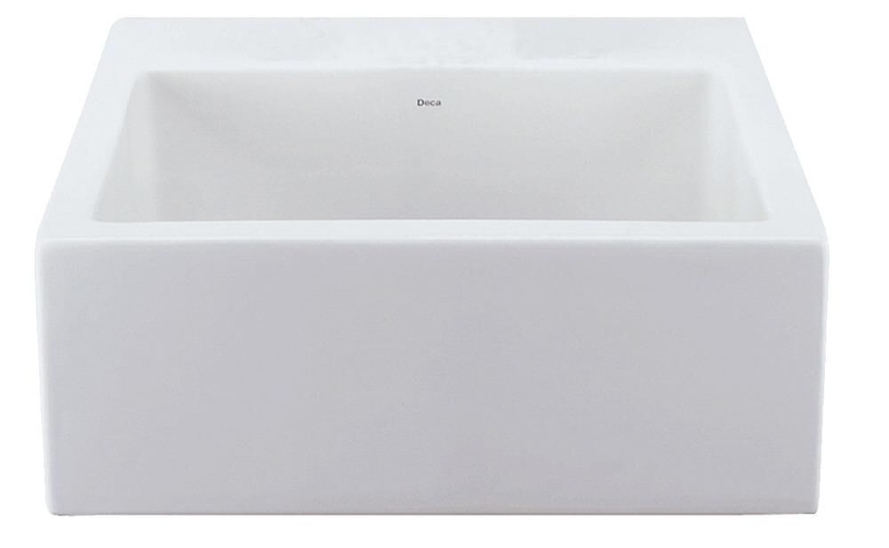 Cuba para Banheiro de Semi Encaixe Quadrada 41x41 Branco Gelo L.830.17 Deca